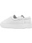 Erkek Beyaz Bağcıklı Kalın Tabanlı Deri Sneaker 25SFD7001FT 5