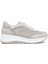 Kadın Krem Bağcıklı Kalın Tabanlı Deri Sneaker 25SFD501718 1