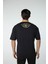 Baskılı Oversize Bisiklet Yaka T-Shirt 5