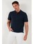 Pamuk Düğmeli Slim Fit Polo Yaka T Shirt Erkek Polo Yaka T Shirt 5902118 4