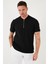 Pamuklu Regular Fit Yarım Fermuarlı Kolej Yaka 3'lü Paket T Shirt Erkek T Shirt 5902653S3 2