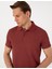 Erkek Nar Slim Fit Örme Dokulu Polo Yaka Tişört 50310171-VR239 2