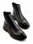 Siyah Siyah Leather Erkek Bot & Bootie E02194021141 2