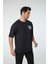Baskılı Oversize Bisiklet Yaka T-Shirt 4
