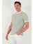 Pamuklu Çizgili Regular Fit Bisiklet Yaka T Shirt Erkek T Shirt 5903005 5
