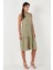 Regular Fit Kolsuz Midi Elbise Bayan Elbise 5869008 5