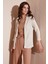 Yakası ve Kolu Katlı Gofre Kimono Hırka Bayan Hırka 5869014 1