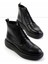 Siyah Siyah Leather Erkek Bot & Bootie E02011008041 2