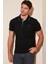 Pamuklu Slim Fit Şerit Detaylı Düğmeli Polo Yaka 4'lü Paket T Shirt Erkek T Shirt 5902118S4 2