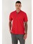 Pamuklu Slim Fit Şerit Detaylı Düğmeli Polo Yaka 4'lü Paket T Shirt Erkek T Shirt 5902118S4 5