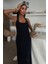 Suzene Nakışlı Astarlı Triko Elbise 2873 2