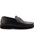 Siyah Leather Erkek Loafer Ayakkabı E01194032340 2