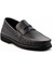 Siyah Leather Erkek Loafer Ayakkabı E01194032340 3