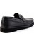 Siyah Leather Erkek Loafer Ayakkabı E01194032340 4