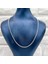 Su Yolu Pırlanta Montür Gümüş Gerdanlık - 2mm Livora Jewelry 1