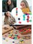 Renkli Ahşap Boncuk 6mm 150 Li 1 Paket Renkli Ahşap Boyalı Yuvarlak Doğal Boncuklar Saç Takı Tasarım Ektinlik Kreş Okul 2