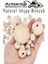 Naturel Ahşap Boncuk 20MM 20 Li 1 Paket Ham Boyanabilir Ahşap Yuvarlak Doğal Boncuklar Takı Tasarım Ektinlik Kreş Okul 3