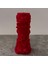 El Yapımı Spiral Desenli Soya Mum Dekoratif 11 cm Beyaz Mum Parti ve Düğün Süslemesi 1