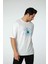 Baskılı Oversize Bisiklet Yaka T-Shirt 3