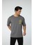 Baskılı Oversize Bisiklet Yaka T-Shirt 3