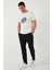 Streç Regular Fit Normal Bel Düz Paça Jogger Pantolon Erkek Pantolon CF25617801 5