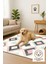 Geometrik Desenli Modern Halı – Makinede Yıkanabilir, Antibakteriyel ve Bebek Dostu 3