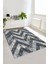Modern Zigzag Desenli Halı – Gri & Siyah | Kaymaz, Yıkanabilir, Ince Dokulu 4