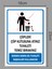 Çöpleri Çöp Kutusuna Atınız Tuvaleti Temiz Bırakınız 16X23CM Pvc Tabela 2