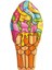 Pop Desenli Dondurma Yatak 188 cm 1