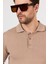 Saf Pamuk Camel Polo Yaka Triko Kazak 3