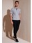Pamuklu Slim Fit Şerit Detaylı Düğmeli Polo Yaka 3'lü Paket T Shirt Erkek T Shirt 5902118S3 5