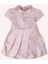 Kız Çocuk Gizli Fermuarlı Üst Robası Dantel Detaylı Saten Pembe Elbise 1