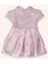 Kız Çocuk Gizli Fermuarlı Üst Robası Dantel Detaylı Saten Pembe Elbise 3