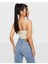 15269908 Askili 5 Dugme Bayan Body - Krem 3