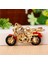Metal Taşlı Retro Motosiklet Gold Renk Araba Anahtarlık Renkli Rhinestone Beetle Anahtar 1 Adet 1