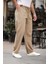 Relaxed Fit Yazlık Erkek Pantolon Bej 1