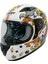 Sw 815K Monster White Yellow Orange Full Face Çocuk Kaskı 2