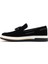 Erkek Siyah Süet Deri Casual Loafer 25SFD680410 2