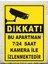 Bu Apartman 7/24 Saat Kamera Ile Izlenmektedir 24X34 Tabela 1