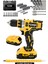 12V 2.0AH Şarjlı Matkap Metal Şanzıman Bakır Sargılı Çift Akülü 84 Parça Set Powerblack 1