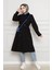 Cepken Detaylı Beli Tünelli Kaşe Kap-Siyah 1