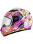 Sw 815K Ocean White Pink Full Face Çocuk Kaskı 1