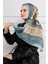 Versace Desenli Hint Ipeği Şal-Mint Yeşili 2