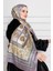 Versace Desenli Hint Ipeği Şal-Lila 2