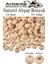 Naturel Ahşap Boncuk 16MM 50 Li 1 Paket Ham Boyanabilir Ahşap Yuvarlak Doğal Boncuklar Takı Tasarım Ektinlik Kreş Okul 1