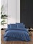 Indigo Çift Kişilik Saten Nevresim Takımı 1