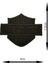 Ütü ile Yapışan Arma - Patch - Harley Davidson (Yeşil) Modeli (7,5cm x 9cm) 1