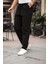 Relaxed Fit Yazlık Erkek Pantolon Siyah 1