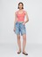 Kadın Mavi 8" Mid Rise '90S Loose Denim Bermuda Şort 1
