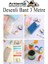 Renkli Desenli Bant 12 Adet 18MM x 3 Metre Dekoratif Desenli Bant Farklı Renklerde Gönderim Yapılmaktadır Desenli 3